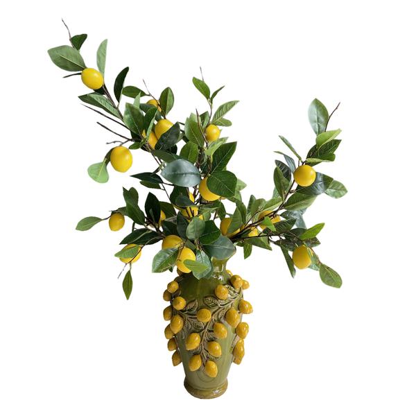 Kunstbloemen - Boeket L - Lemon Glow - 80cm