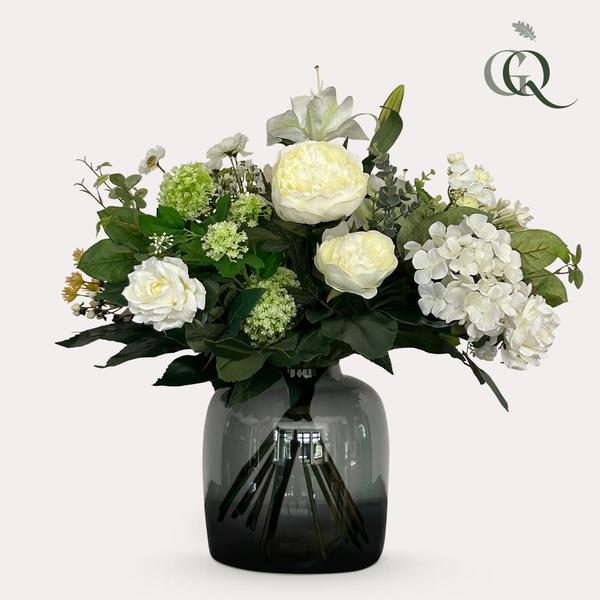 Kunstbloemen - Boeket- M - White Dream - 60 cm